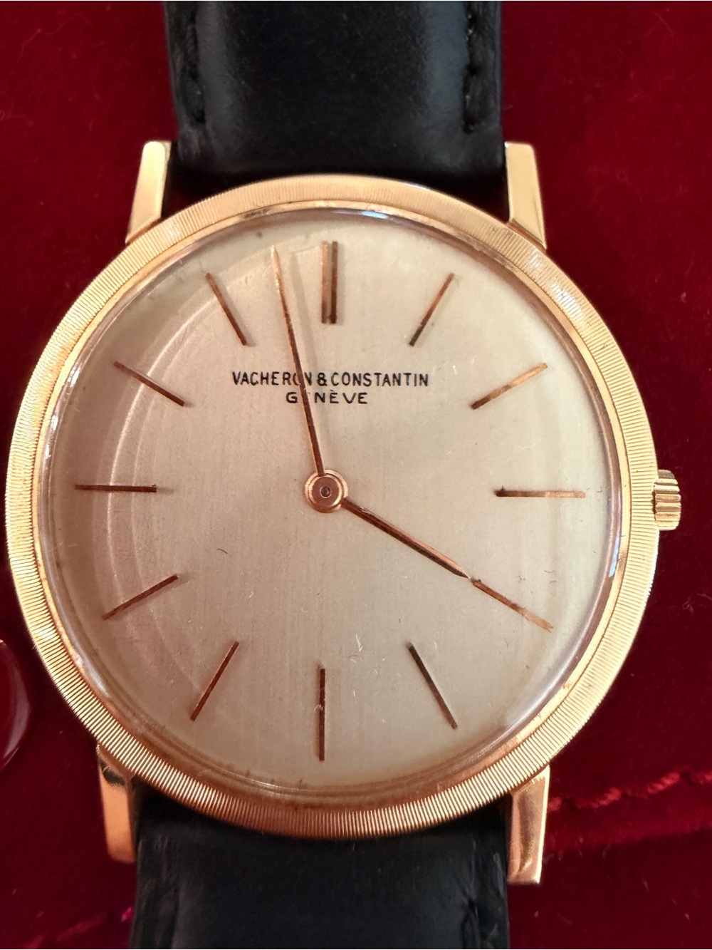 Vacheron Constantin Ultra Slim Watch Ref. 6351 18K Yellow Gold 1960s